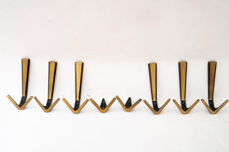 8 Wall Hooks by Herta Baller, around 1950s