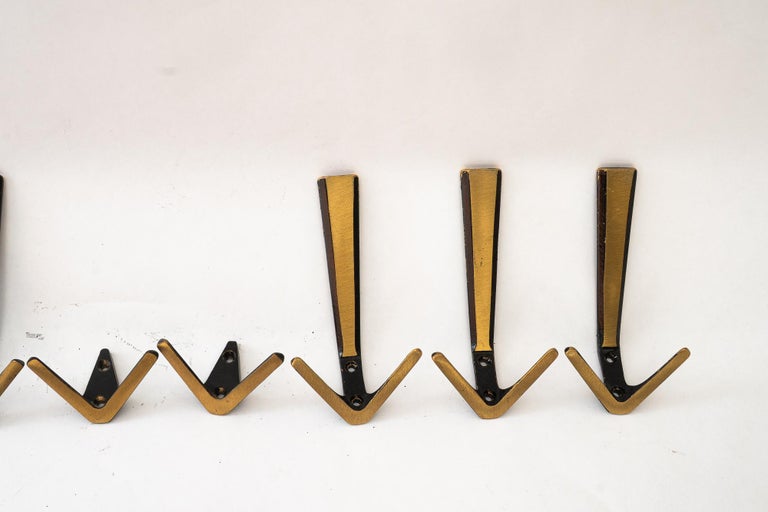 8 Wall Hooks by Herta Baller, around 1950s