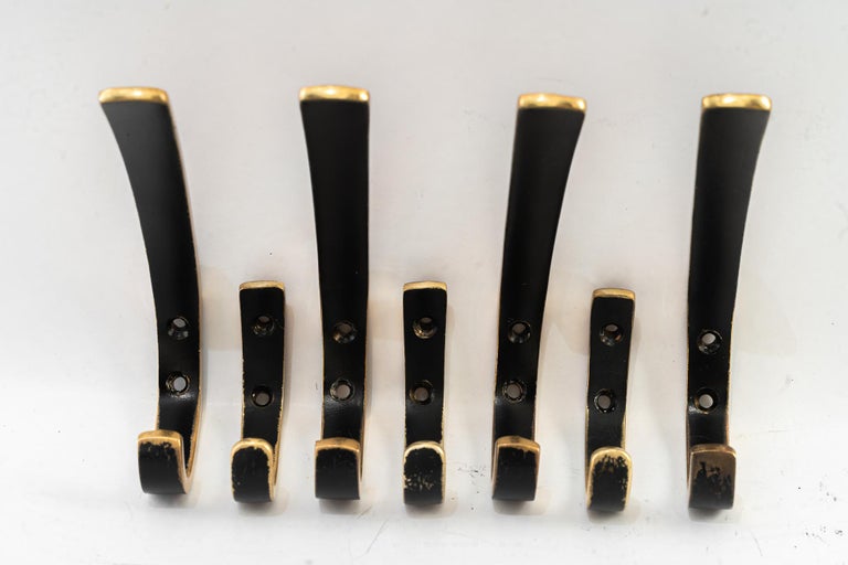 4 big and 3 small herta baller hooks vienna around 1950s