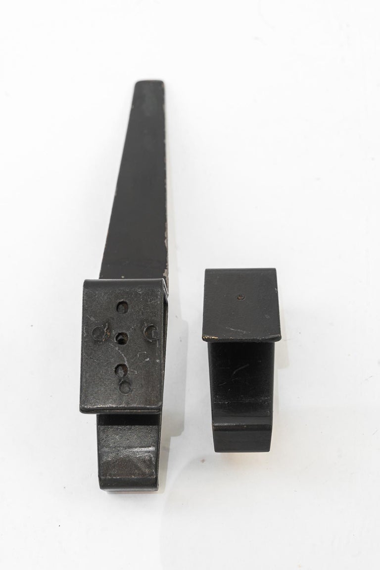 7x wall hooks blackbrass vienna around 1960s