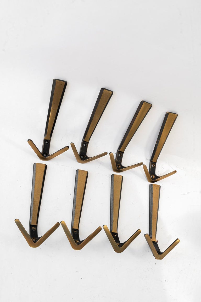 8 herta baller wall hooks vienna around 1950s