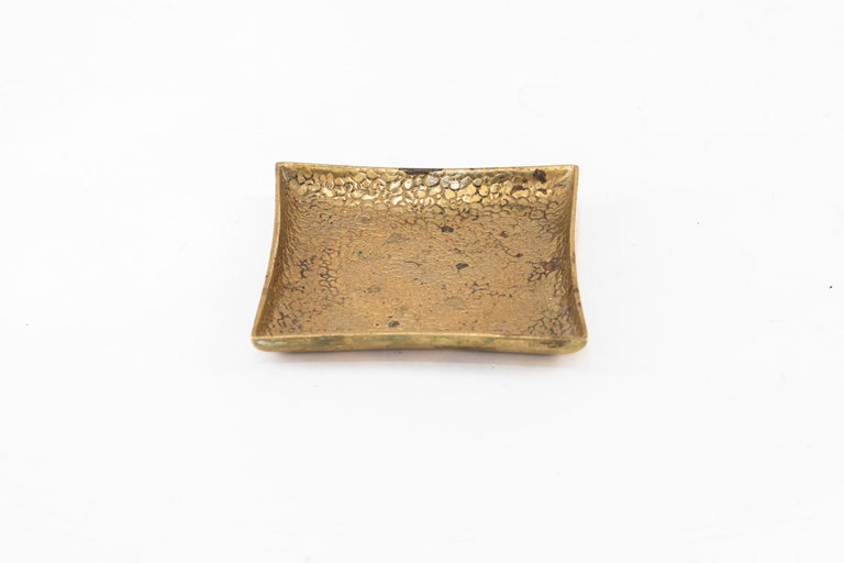 Hammered ashtray vienna around 1950s