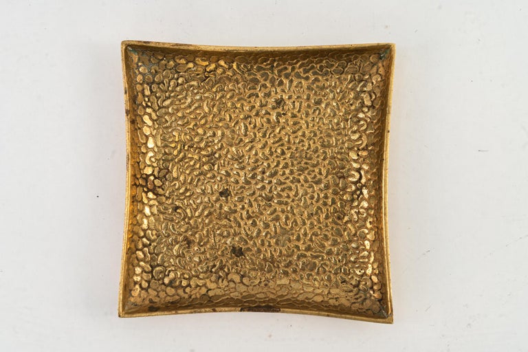 Hammered ashtray vienna around 1950s