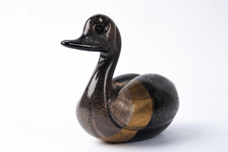 Rare Murano Glass Duck around 1950s