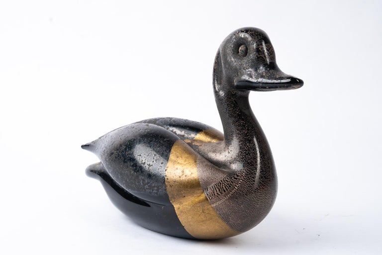 Rare Murano Glass Duck around 1950s