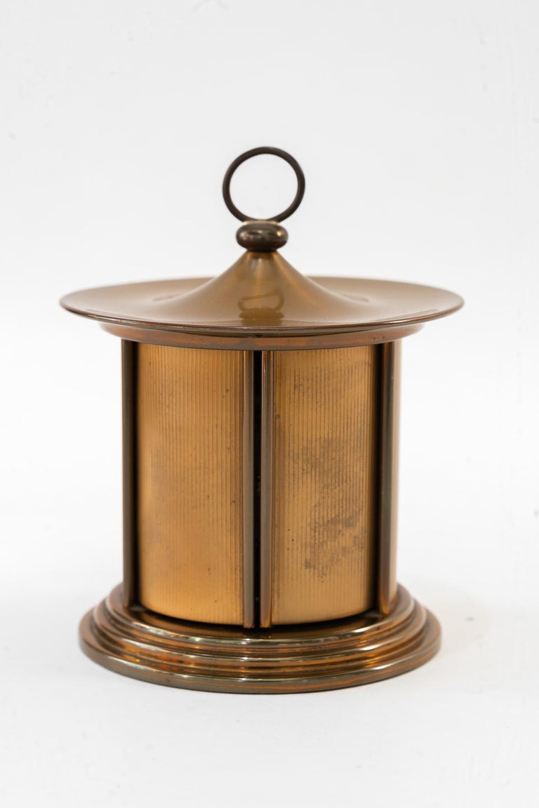 Swiss watch table clock carmic geneve 7 jewels around 1950s