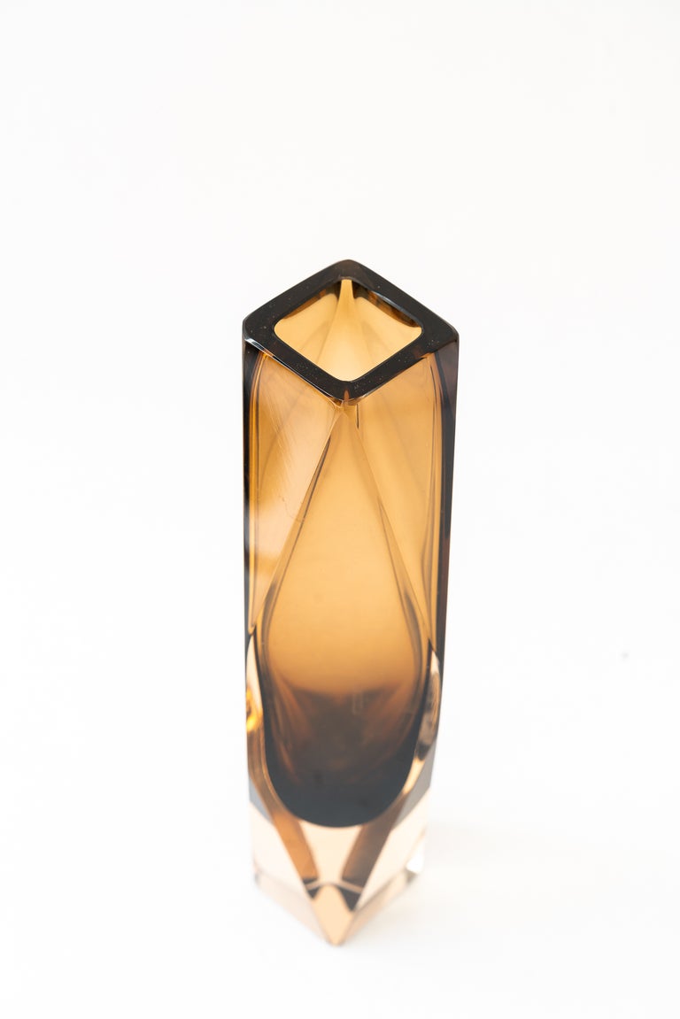Murano- Sommerso- glass vase vienna around 1960s