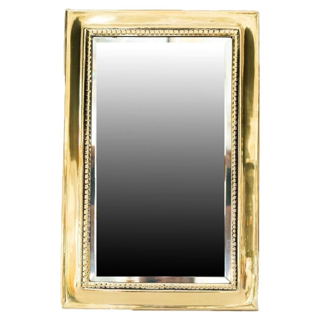Art Deco brass mirror around 1920s