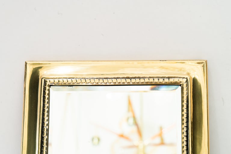 Art Deco brass mirror around 1920s
