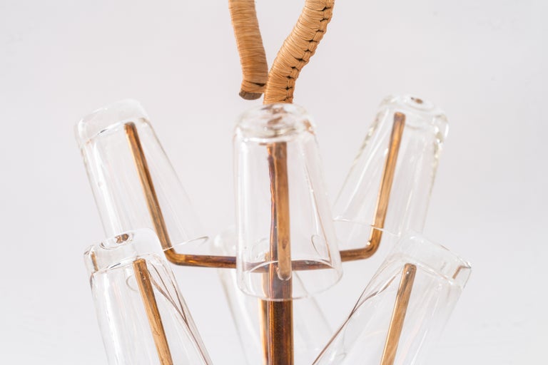 Brass glass holder for small glasses vienna around 1950s