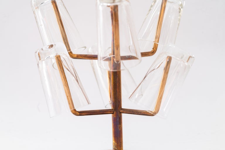 Brass glass holder for small glasses vienna around 1950s