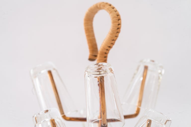 Brass glass holder for small glasses vienna around 1950s