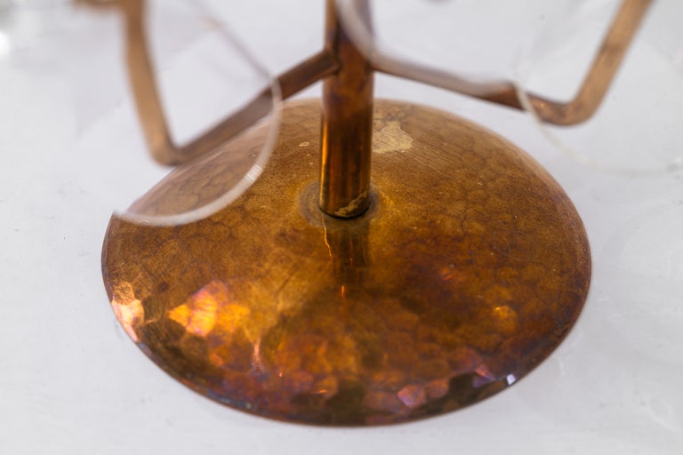 Brass glass holder for small glasses vienna around 1950s