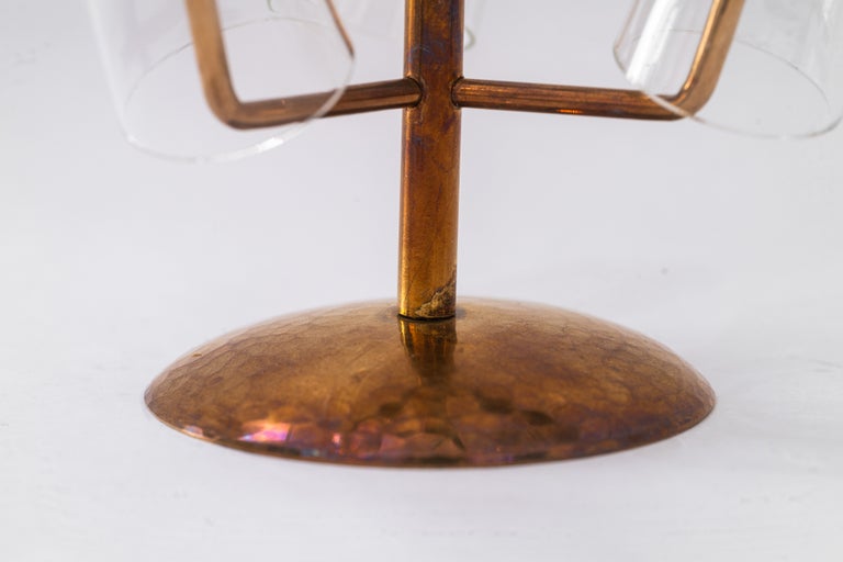 Brass glass holder for small glasses vienna around 1950s