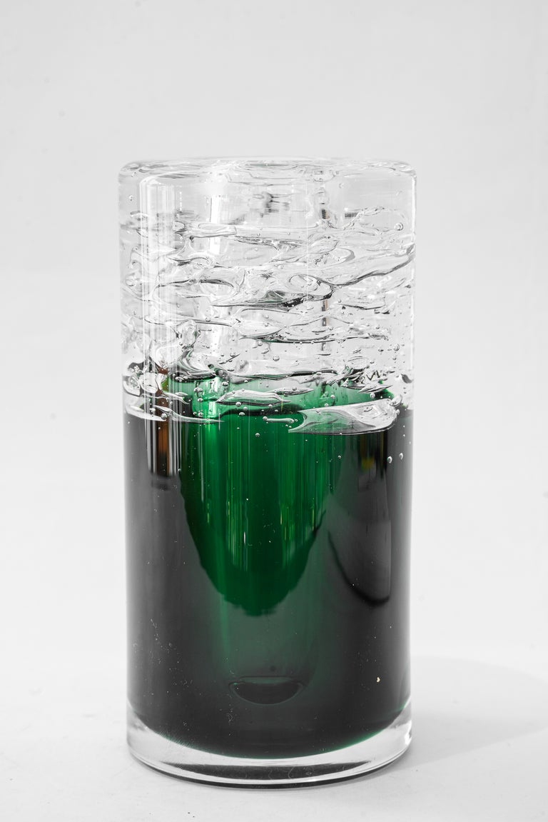 Heavy Murano vase italy around 1970s
