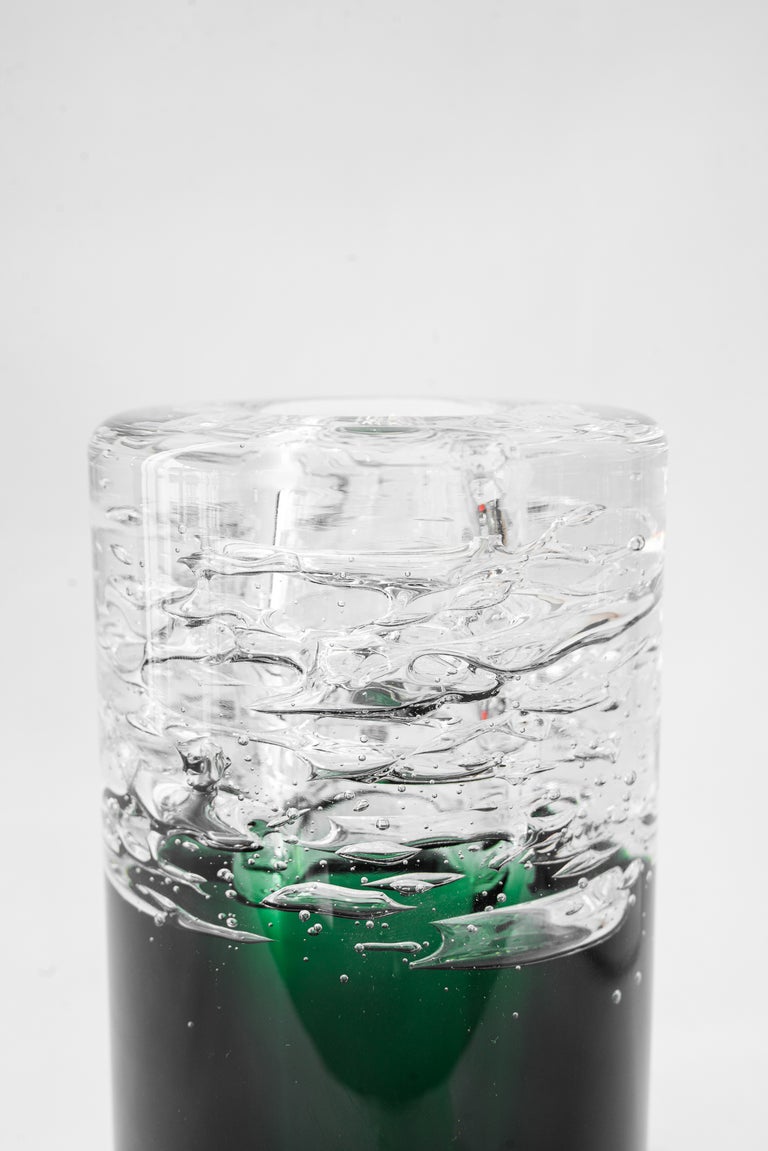 Heavy Murano vase italy around 1970s
