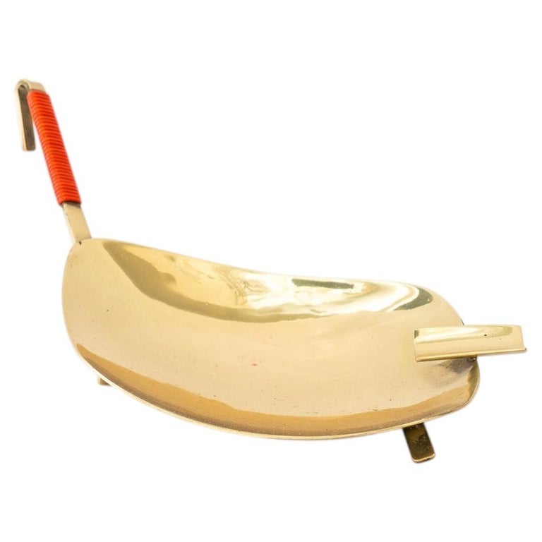Portable ashtray brass vienna around 1960s