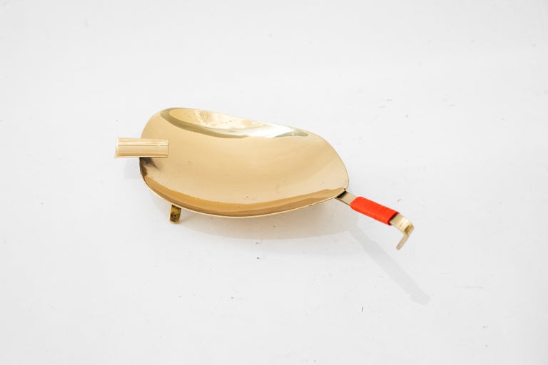 Portable ashtray brass vienna around 1960s