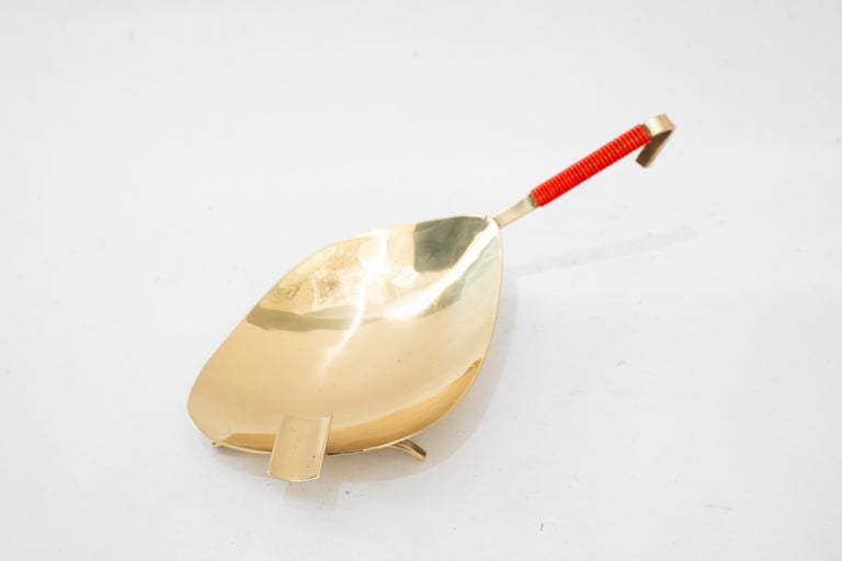 Portable ashtray brass vienna around 1960s