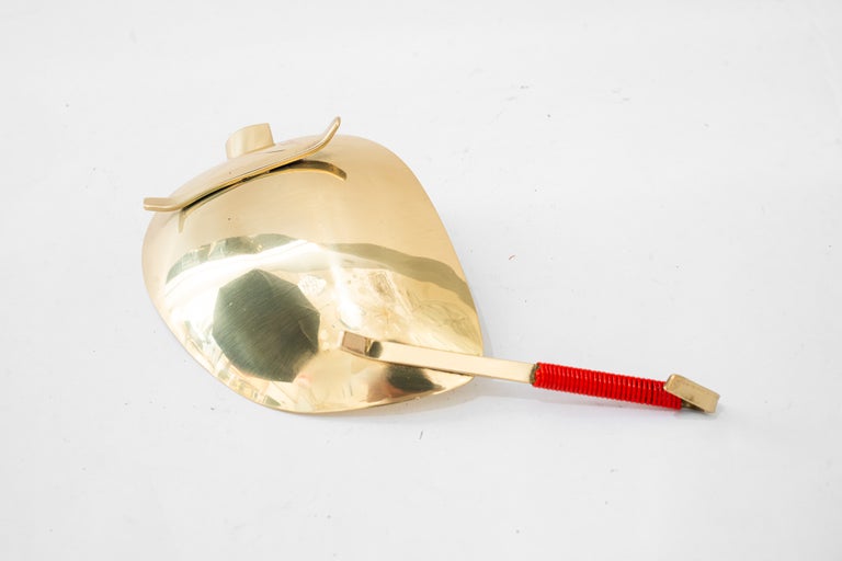 Portable ashtray brass vienna around 1960s