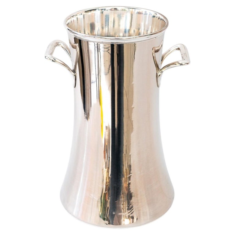 Art Deco Alpaca Berndorf ( signed ) champagne cooler around 1920s