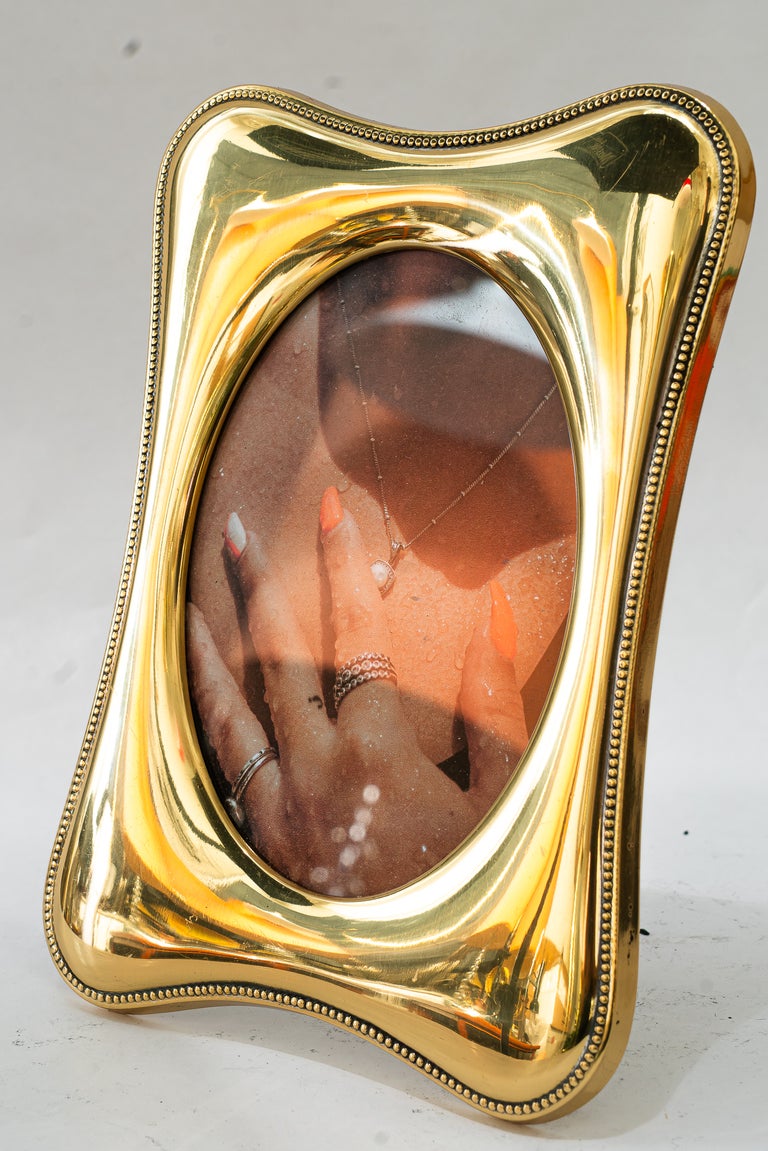 Art Deco brass picture frame vienna around 1920s